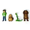 8-teiliges Disney Pixar Hoppers Beaver Transformation Plan Actionfiguren-Set, niedliche Cartoon-PVC-Modellspielzeuge, Geschenk für Kinder 5