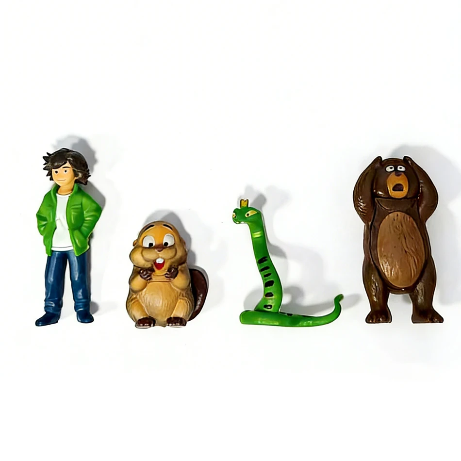 8-teiliges Disney Pixar Hoppers Beaver Transformation Plan Actionfiguren-Set, niedliche Cartoon-PVC-Modellspielzeuge, Geschenk für Kinder 5