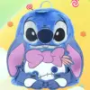 Stitch and Scrump Buddy Mini-Rucksack, doppelte Umhängetaschen, süßer Rucksack, Outdoor-Freizeittasche, Mädchen-Geschenk 2