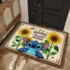 1 Stück Polter-Fußmatten im Stitch Fun-Stil, Outdoor-Teppiche, rutschfeste Bodenmatte, Wohnzimmer-Schlafzimmer-Matte, Küche, Flur, Badezimmer 5