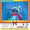 Stitch Schneemütze Spaßiges Dickes Langlebiges Weißes Kartendesign Bestseller Papierpuzzle, Elegante Verpackungsbox, Rechteckige Form, Gehirntraining 3