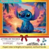 Stitch Sunset Beach Puzzle – Lebhaftes Cartoon-Design, strapazierfähiger weißer Karton, perfekt für Spaß für Erwachsene und die ganze Familie, verbessert die Spielerfreude 3
