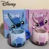 500ml Lilo&Stitch Keramikbecher Disney Cartoon-Charakterform Zubehör Kaffeetasse Kinder Kawaii Frühstücks-Milchbecher Geschenk 2