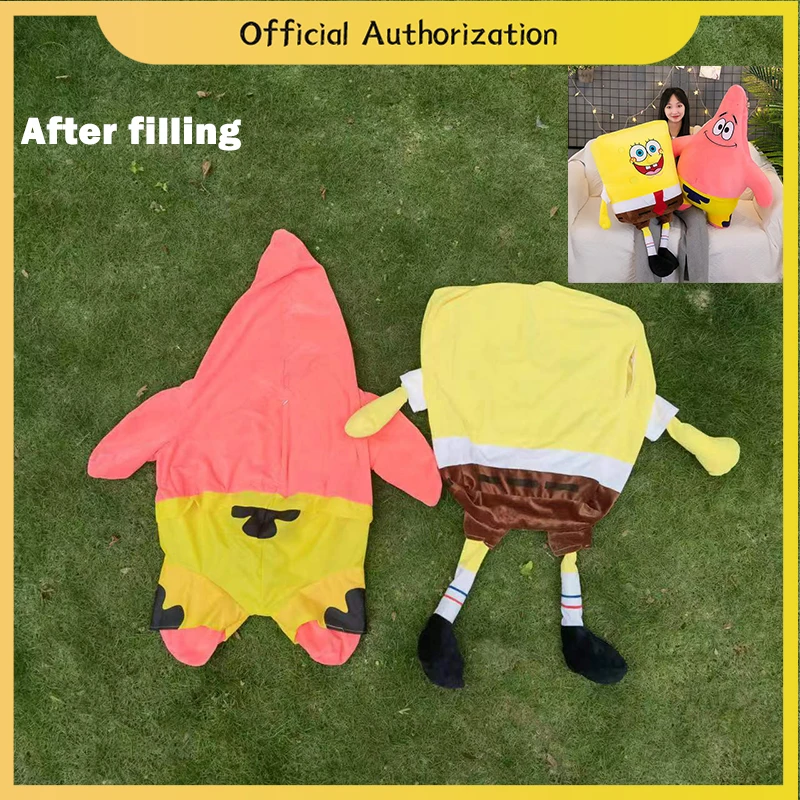 35-100CM Anime SpongeBob Schwammkopf Halbzeuge Muschelleder Patrick Star Plüschtier Niedliches gefülltes Kindergeburtstagsgeschenk 6