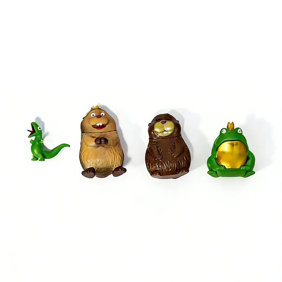 8-teiliges Disney Pixar Hoppers Beaver Transformation Plan Actionfiguren-Set, niedliche Cartoon-PVC-Modellspielzeuge, Geschenk für Kinder 4