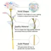 10 Stück Valentinstag Kreatives Geschenk 24K Folienüberzogene Roségold-Rose Hält Ewig - Liebes-Hochzeitsdekoration Liebhaber-Rosen Kreatives Geschenk 5