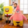2 teile/los 35 cm Nette SpongeBob Patrick Star Plüsch Spielzeug Sehr Weiche Umarmung Kissen Gefüllte Cartoon Anime Plüschtiere Kawaii puppe Weihnachten Geschenke 1