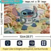 2D-Flachbild, Disney Stitch und Mickey Mouse, dekorative 2D-gedruckte Kunst für Zuhause, Puzzle, eine pädagogische Herausforderung für Erwachsene, S 4