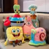 Anime Plüschpuppe Spongebob Plüschpuppe Schwammkopf Patrick Star Thaddäus Eugene Krabs Gary Kawaii Cartoon Gefülltes Plüschtier