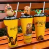Disney Hoppers Beaver Transformation Project Blind Box Cup Mabel Lizard Tom Figur Niedliche Anime-Sammlerstücke Trinkgeschirr Spielzeug Geschenk 2