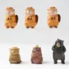 6-teiliges Set Neue Film-Hoppers Beaver Transformation Plan Beaver Actionfiguren Spielzeug Sammlermodell Puppe Fan-Geschenk 2