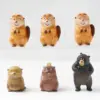 6-teiliges Set Neue Film-Hoppers Beaver Transformation Plan Beaver Actionfiguren Spielzeug Sammlermodell Puppe Fan-Geschenk 4