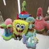 100 % echter Spongebob Patrick Star Eugene H. Krabs Gary Snail Plüschtier Wurfkissen Halloween Dekorationen Geburtstagsgeschenk Junge