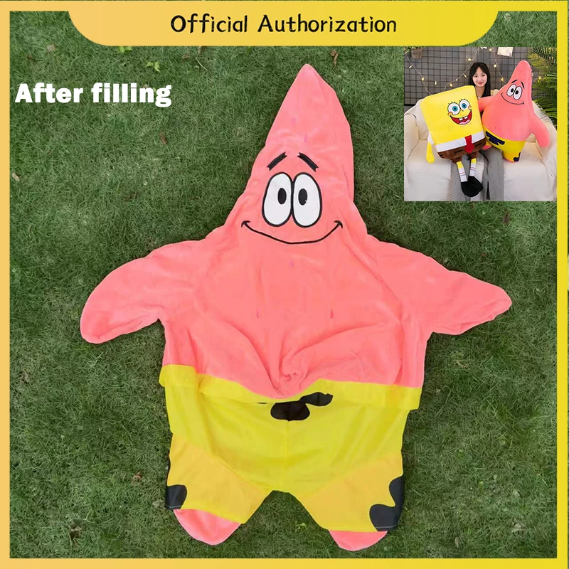 35-100CM Anime SpongeBob Schwammkopf Halbzeuge Muschelleder Patrick Star Plüschtier Niedliches gefülltes Kindergeburtstagsgeschenk 3