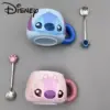 500ml Lilo&Stitch Keramikbecher Disney Cartoon-Charakterform Zubehör Kaffeetasse Kinder Kawaii Frühstücks-Milchbecher Geschenk 5
