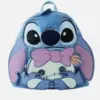 Heißer Disney Loungefly Interstellar Baby bedruckter Stitch Plüsch-Rucksack, niedlicher Anime-Mini-Rucksack, Freizeittasche für Kinder