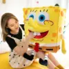45-80CM SpongeBob Schwammkopf Patrick Star Puppe Anime Cartoon Plüschtier Weiche Niedliche Gefüllte Sammlung Kindergeburtstagsgeschenk