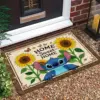 1 Stück Polter-Fußmatten im Stitch Fun-Stil, Outdoor-Teppiche, rutschfeste Bodenmatte, Wohnzimmer-Schlafzimmer-Matte, Küche, Flur, Badezimmer