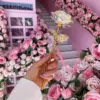 10 Stück Valentinstag Kreatives Geschenk 24K Folienüberzogene Roségold-Rose Hält Ewig - Liebes-Hochzeitsdekoration Liebhaber-Rosen Kreatives Geschenk 2