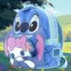 Stitch and Scrump Buddy Mini-Rucksack, doppelte Umhängetaschen, süßer Rucksack, Outdoor-Freizeittasche, Mädchen-Geschenk 1