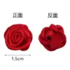 20 Stück 1,5 cm Polter-Rosen, farbige Mini-Kunstblumen für Nähbedarf, DIY-Bastelarbeiten, Kranz, Hochzeit, Haarnadeln, Ornament 2