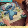 Disney Stitch und Mickey Home Decor Druckmotiv | 2D-Flachpuzzle, ideal für Denkspiele für Erwachsene, zum Aufhängen im Schlafzimmer, für Partys 3