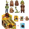Hoppers Cartoon-Charakter Mystery Blind Box Schlüsselanhänger 8er-Set, Königsschlange Frosch Biber Bär PVC Schlüsselring Kinder Sammlerstück Geschenk