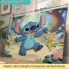 Disney Stitch und Mickey Home Decor Druckmotiv | 2D-Flachpuzzle, ideal für Denkspiele für Erwachsene, zum Aufhängen im Schlafzimmer, für Partys 5