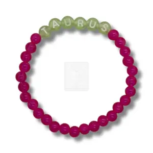 Sternzeichen Armband TAURUS Pink Grün