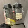 1/2/4/8PCS Wasser Flasche Kunststoff Tragbare Wasser Tasse mit Tee Fach Outdoor Student Sport Tassen BPA FREI Wasser Flasche 2