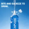 Kapvoe Neue Faltbare Weiche Wasserflasche Tragbare Sport-Trinkflasche Outdoor-Hydrationsausrüstung für Radfahren Laufen Wandern Camping 5