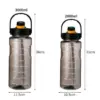 Supergroßer Wasserbecher für Studenten, Outdoor-Sport und Fitness, stoßfeste und hochtemperaturbeständige Wasserflasche 6