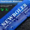 NEWBOLER 250 ml 500 ml Wasserflasche, TPU, faltbar, weiche Flasche, Sport-Wasserflasche, Wasserbeutel, zusammenklappbare Wasserflasche, Laufen, Camping 4