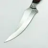 Ein Küchenmesser mit feststehender Klinge, ausgestattet mit einer Messerscheide und einer gebogenen Klinge zum Schlachten und Entbeinen. 5