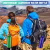 500 ml 750 ml Farbverlauf Aluminium Wasser Flasche Große Kapazität Gym Outdoor Sport Flasche Auslaufsicher Tragbare Geschenk Drink 5