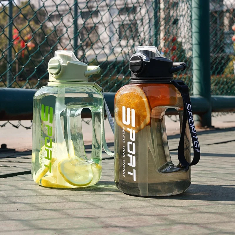 Sommer Große-kapazität Kühlung Wasserkocher Outdoor Sport Fitness Wasser Tasse Studentenwohnheim Einfach Zu Bedienen Seil Tragbare Wasser Tasse 2