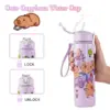 Auslaufsichere Capybara-Wasserflasche, optisch ansprechende Bären-Wasserflasche mit Tragegurt – tragbar für Sport und Fitness, BPA-frei 2