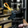 Supergroßer Wasserbecher für Studenten, Outdoor-Sport und Fitness, stoßfeste und hochtemperaturbeständige Wasserflasche 4