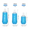 WRELS faltbare Silikon-Weichflaschen-Wasserflasche für Outdoor-Sport, Laufen, Camping, faltbare TPU-Weichflasche, Wasserbeutel, BPA-frei 5