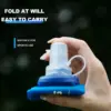 WRELS Camping Weiche Wasserflasche Trinken Sport Falttasche Flasche Outdoor Laufen Trinkrucksack Taille Fahrrad BPA-frei 5