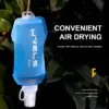 WRELS faltbare Silikon-Weichflaschen-Wasserflasche für Outdoor-Sport, Laufen, Camping, faltbare TPU-Weichflasche, Wasserbeutel, BPA-frei 3