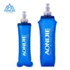 AONIJIE 250 ml 600 ml faltbare Silikon-Weichflasche, Wasserflasche für Outdoor-Sport, Reisen, Laufen, Wasserkocher, Trinkrucksack, Tasche, Weste 2