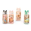 1-10PCS Capybara Cartoon 550ml Tragbare Große-kapazität Wasser Flasche Sport Stroh Tassen Student Kunststoff wasser Tassen Wasser Flasche