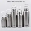1pc Große Kapazität Edelstahl Sport Wasser Flasche Einschichtige Robuste Wasser Tasse Metall Flasche Drink Camping Sport gym