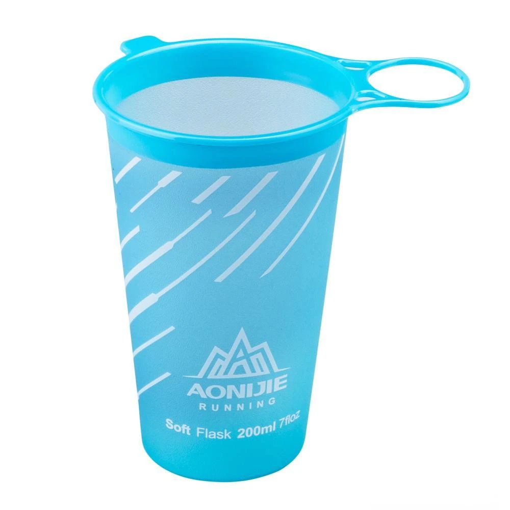 AONIJIE 250 ml 500 ml weiche Flasche, zusammenklappbar, faltbar, TPU, BPA-frei, zum Laufen, Trinkrucksack, Hüfttasche, Weste SD09 SD10 6