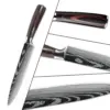 MDHAND Japanische Küchenmesser, deutsches 8-Zoll-Schneidemesser aus Edelstahl, scharfes Rasiermesser, Schnitzmesser, Sushi-Messer als Geschenk