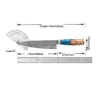 Kochmesser, 67-Lagen Damaszener Stahl Blauer Griff Multifunktionales VG-10 Damaszener Küchenmesser Mit Schwarzer Geschenkbox 3
