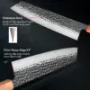 1-3 Stück Professionelles Küchenmesser-Set Japanische Handgefertigte 67-Lagen Damaszener Stahl Kiritsuke Kochmesser Santoku Schälmesser 4