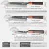 1-3 Stück Professionelles Küchenmesser-Set Japanische Handgefertigte 67-Lagen Damaszener Stahl Kiritsuke Kochmesser Santoku Schälmesser 6