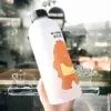 1-8 Stück 1000ml Protein-Shaker-Flasche im Panda-Design mit Strohhalm, auslaufsicher, für Fitness-Workouts, Sport und zum Mixen von Nahrungsergänzungsgetränken 4